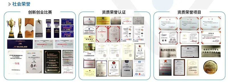 Foshan Linzhi Technology has won many domestic and foreign honors.